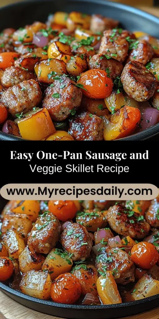 Discover the convenience and deliciousness of the One-Pan Sausage & Veggie Skillet, a perfect option for busy families and individuals. This flavorful dish combines savory Italian sausage with fresh veggies like bell peppers, zucchini, cherry tomatoes, and red onion, offering a nutritious meal without the hassle. Learn about the benefits of each ingredient, cooking techniques, and tips for variations to suit your dietary needs. Embrace simple, wholesome cooking with this vibrant skillet recipe that warms both the body and soul. Enjoy a tasty, easy-to-make meal that fits seamlessly into your busy lifestyle!