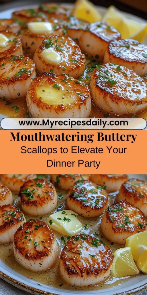Indulge in the exquisite flavors of Heavenly Buttery Scallops Delight, a dish that beautifully combines simplicity and sophistication. Learn how to master the art of searing fresh sea scallops to create a tender, buttery texture that's elevated with rich garlic and the bright zing of lemon. This recipe is perfect for impressing guests at dinner parties or treating yourself to a gourmet meal at home. Discover tips for preparation and pairing to enjoy a delightful culinary experience.