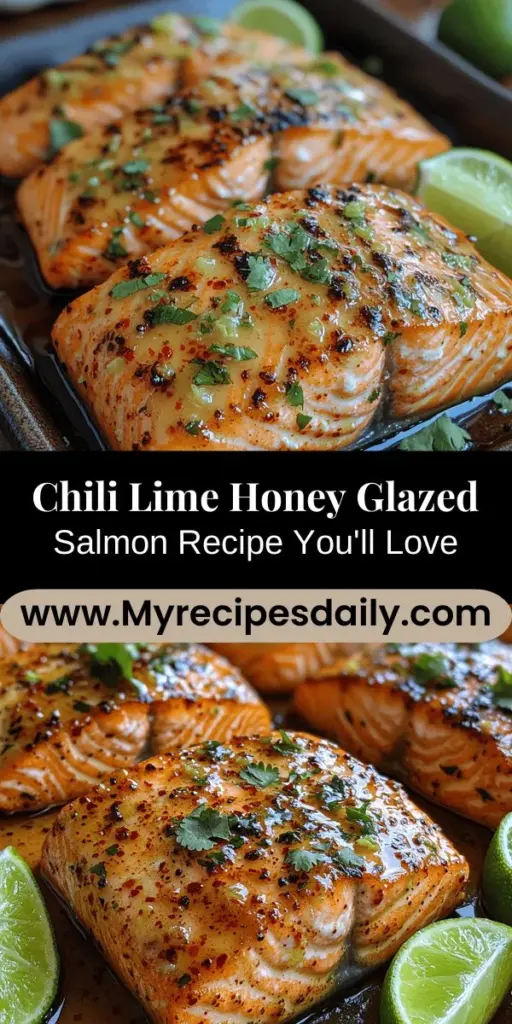 Discover the delightful flavors of Chili Lime Honey Glazed Salmon, a dish that combines the natural richness of salmon with a sweet, zesty glaze. This recipe is not only easy to prepare but also packed with nutrients like omega-3 fatty acids. Perfect for any occasion, the glaze features a tantalizing mix of honey, lime, and chili powder, creating a mouthwatering balance of sweetness and heat. Impress your guests or treat yourself to a nutritious meal that balances taste and wellness beautifully. Enjoy this culinary journey and explore creative serving ideas to elevate your dining experience!