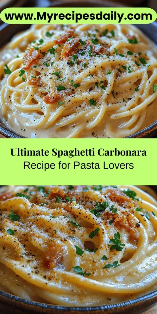 Discover the magic of Spaghetti Carbonara, a classic Italian dish loved worldwide for its creamy sauce and savory flavors. This recipe highlights the importance of authentic ingredients like guanciale, Pecorino Romano cheese, and fresh eggs, all working together to create a rich and comforting meal. Perfect for any occasion, this article guides you through the dish's history, preparation techniques, and tips for achieving the best ever Carbonara that will impress your family and friends. Experience the joy of cooking with this delicious pasta recipe!