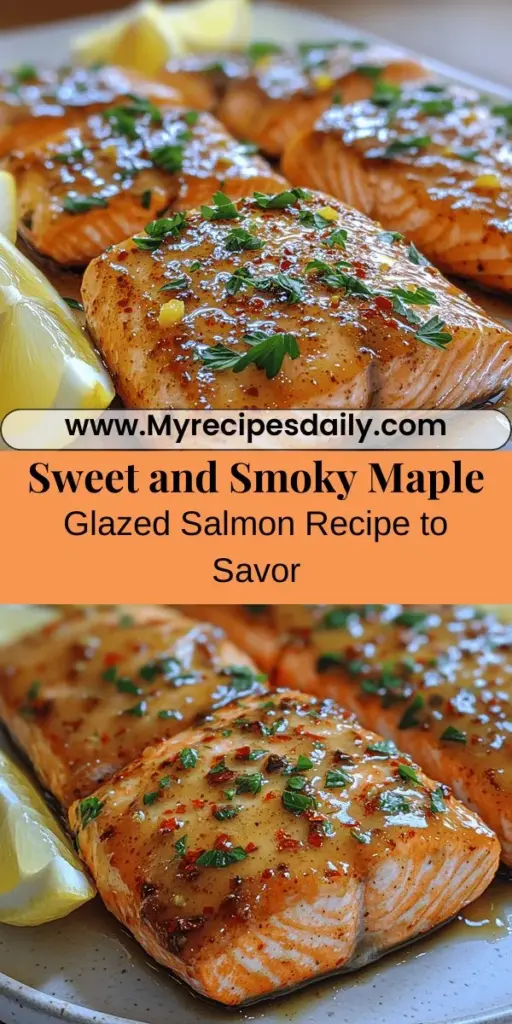 Discover the perfect blend of flavors with Maple Glazed Salmon, a delightful dish that's both sweet and smoky. Packed with essential nutrients, this salmon recipe highlights the fish's rich taste while providing health benefits like omega-3 fatty acids. This easy step-by-step guide walks you through marinating and baking to create a restaurant-quality meal at home. Impress your family and friends with this delicious, simple recipe that's perfect for any occasion.