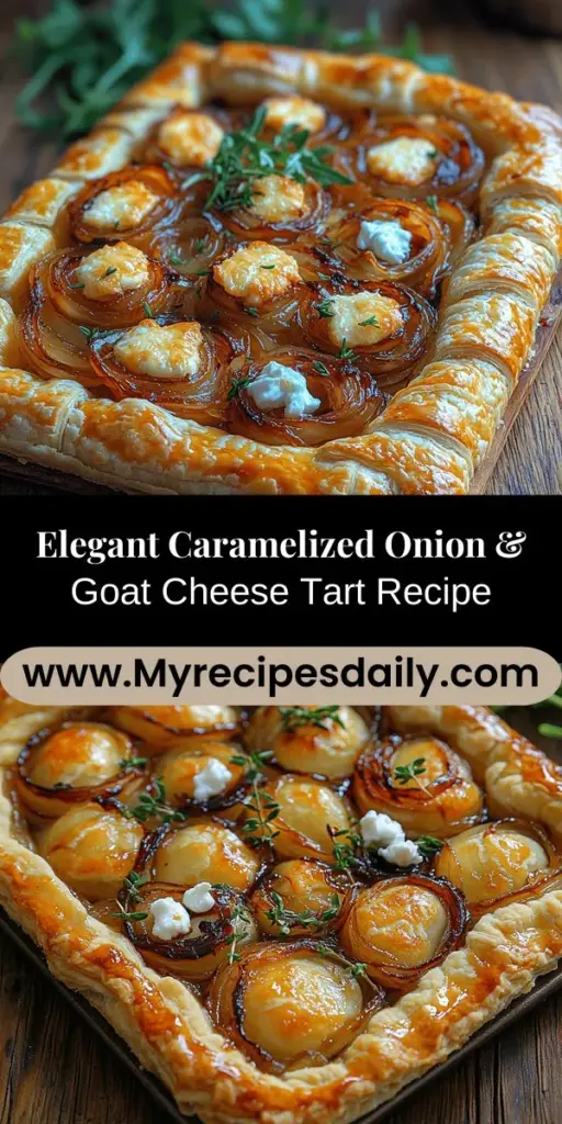 Discover the elegance of a Caramelized Onion & Goat Cheese Tart, a dish that impresses with its delightful blend of sweet caramelized onions and tangy goat cheese. This easy-to-make tart uses store-bought puff pastry for a flaky base, making it perfect for both dinner parties and casual meals. Learn the techniques for caramelizing onions, choosing the right goat cheese, and creating a visually stunning dish. Elevate your culinary game with this impressive yet accessible recipe!