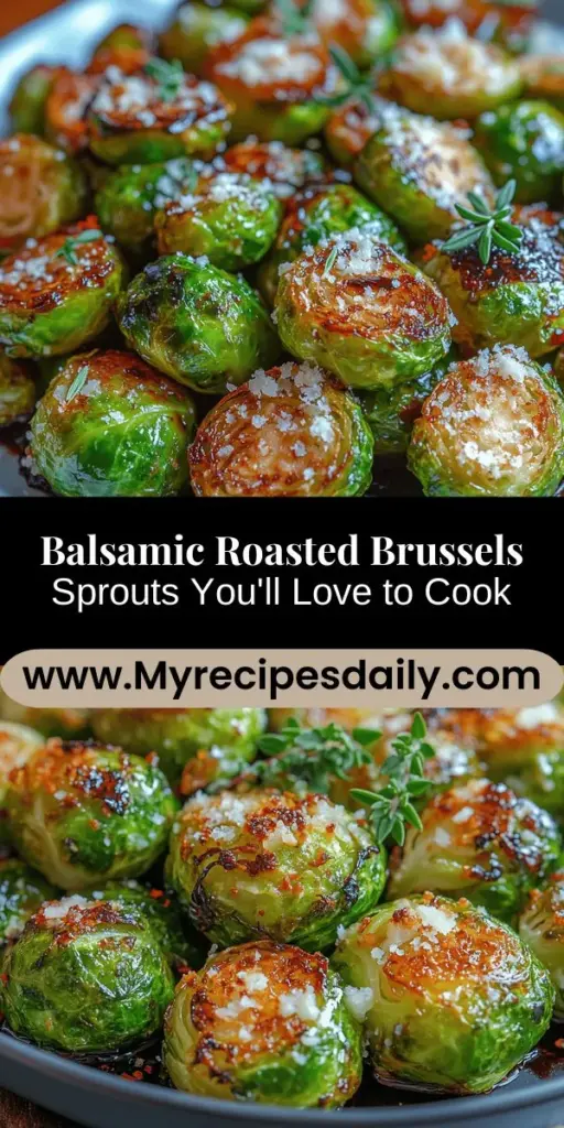 Discover the delicious transformation of Brussels sprouts with this Balsamic Roasted Brussels Sprouts recipe. Often misunderstood, these nutrient-packed veggies shine when roasted and paired with tangy balsamic vinegar. Learn how simple ingredients create a gourmet dish that even the pickiest eaters will love. Packed with vitamins and fiber, these roasted sprouts are not only tasty but also a healthy addition to your meals, perfect for any occasion. Enjoy the rich flavors and versatility they bring!