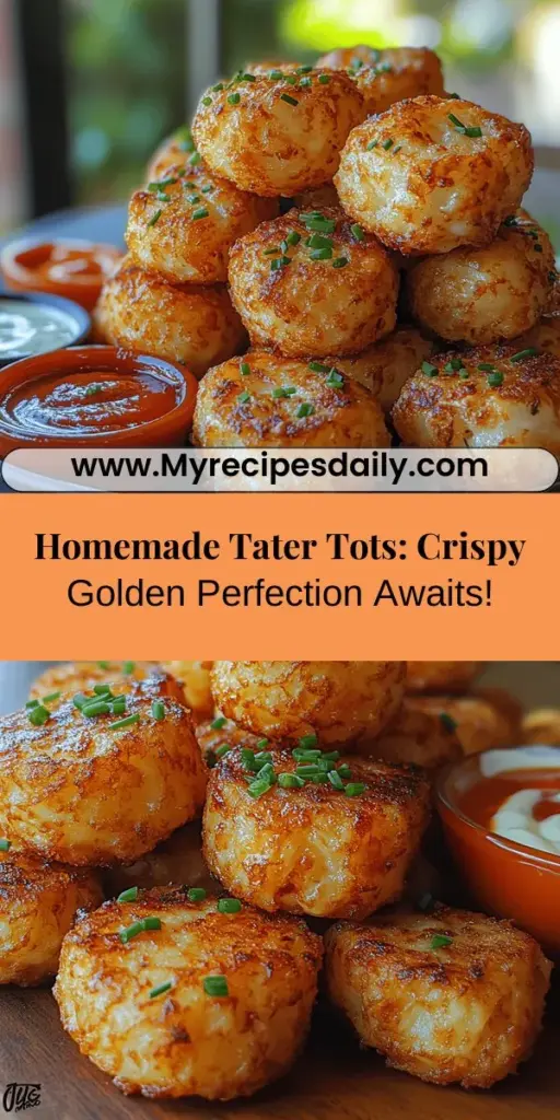 Discover the joy of making homemade tater tots with this ultimate guide! Learn how to transform simple russet potatoes into crispy, golden bites that are perfect for any occasion. This article walks you through easy steps, from boiling and shredding to frying to perfection. Enjoy the freedom to customize flavors and ingredients to suit your tastes, and impress your friends and family with this beloved comfort food. Explore tips for serving, creative dips, and much more!