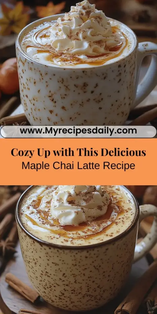 Indulge in the cozy flavors of a Maple Chai Latte, a delightful twist on the classic favorite. This warm beverage blends aromatic chai spices with the rich sweetness of pure maple syrup for a comforting drink that's perfect for any time of day. Explore the easy steps to make your own at home, from brewing the perfect chai to achieving frothy milk. Each sip offers not only deliciousness but also health benefits, making it a nourishing treat for colder months.