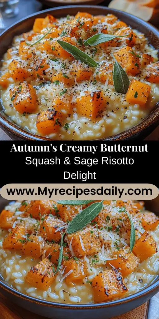 Warm up your fall evenings with this creamy Roasted Butternut Squash & Sage Risotto, a perfect blend of autumn flavors. This dish features sweet roasted butternut squash and fragrant sage, creating a cozy comfort food that's both delightful and sophisticated. Perfect for family dinners or elegant gatherings, this risotto captures the essence of the season. Discover the art of risotto-making and savor each creamy bite as you elevate your culinary skills. Enjoy a recipe that celebrates wholesome ingredients and brings warmth to your table.