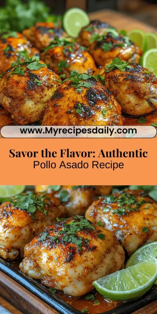 Experience the rich flavors of Latin cuisine with this authentic Pollo Asado recipe. This traditional dish features succulent, marinated chicken that becomes a standout at any gathering or family dinner. With a blend of spices, fresh herbs, and citrus notes, each bite is a delightful celebration of flavor. Discover the key ingredients, marination tips, and cooking techniques that will help you create a juicy, aromatic masterpiece your loved ones will rave about. Enjoy this culinary journey!