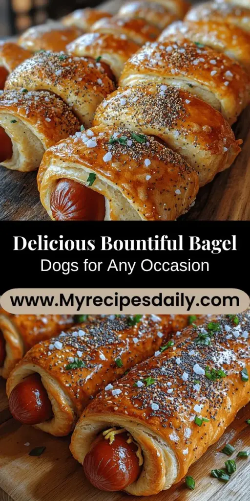 Discover the joy of making Bountiful Bagel Dogs at home, a fun twist that combines chewy bagel dough with your favorite hot dogs. Perfect for gatherings or a quick family meal, these versatile treats can be customized to fit any dietary preference. From classic beef to plant-based options, the possibilities are endless. Enjoy the satisfying process of crafting your own bagel dogs, and elevate your snack game with delicious toppings and dipping sauces!