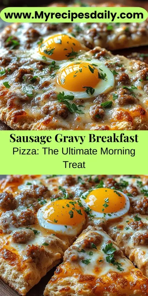 Wake up to the savory delight of Sausage Gravy Breakfast Pizza! This dish brings a unique twist to your morning routine by combining fluffy biscuits, rich sausage gravy, gooey cheese, and perfectly cooked eggs into one mouthwatering meal. Perfect for brunch with friends or a cozy family breakfast, this recipe is both comforting and satisfying. Follow our step-by-step guide to create your own delicious masterpiece that elevates your breakfast game!