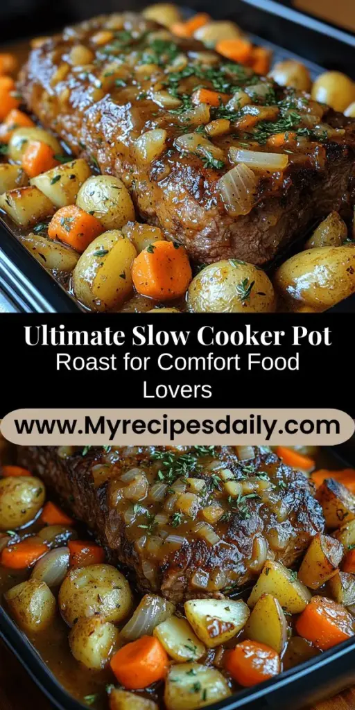Experience the ultimate comfort with a slow cooker pot roast that transforms a simple cut of beef into a tender, flavorful masterpiece. This recipe offers step-by-step instructions, highlighting the importance of quality ingredients and the magic of slow cooking. Enjoy the rich aroma and melt-in-your-mouth texture as you gather around the table with family and friends. Plus, discover creative ways to use leftovers for delicious meals throughout the week. Bring warmth and satisfaction to your dining experience with this timeless classic!