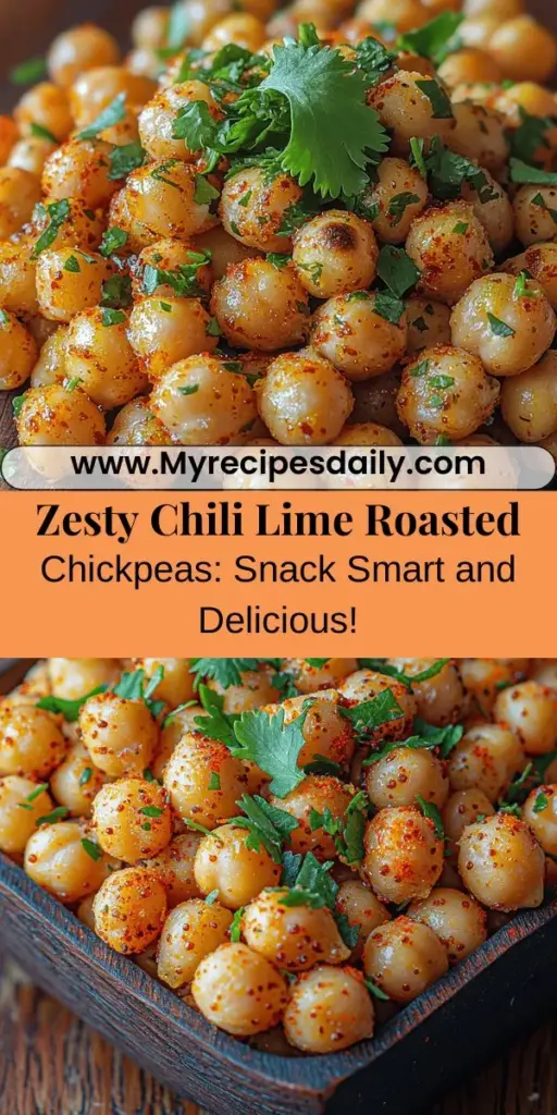 Discover a delicious and nutritious snacking option with Zesty Chili Lime Roasted Chickpeas! This recipe transforms simple chickpeas into a crunchy, flavor-packed treat by combining zesty lime juice and chili spices. Not only are these roasted chickpeas a great source of protein and fiber, but they also add a delightful twist to salads or grain bowls. Perfect for health enthusiasts and those looking for a satisfying snack, this easy-to-make recipe is a must-try!