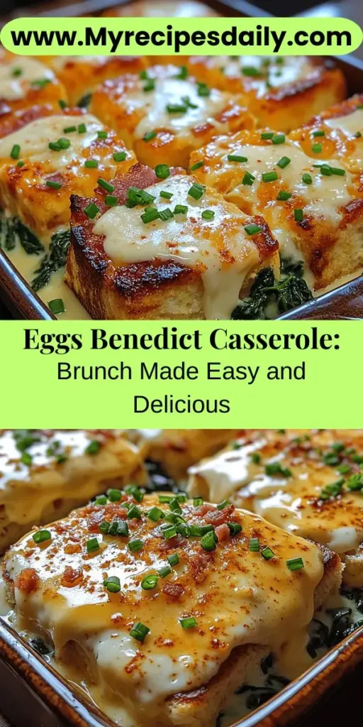 Elevate your brunch game with a delicious twist on the classic Eggs Benedict by trying this convenient Eggs Benedict Casserole. Perfect for feeding a crowd, this dish combines the rich flavors of poached eggs, English muffins, Canadian bacon, and hollandaise sauce into one hearty bake. Prepare ahead and serve straight from the oven, making it an ideal choice for gatherings or cozy family meals. Discover variations to suit any taste and make meals memorable!