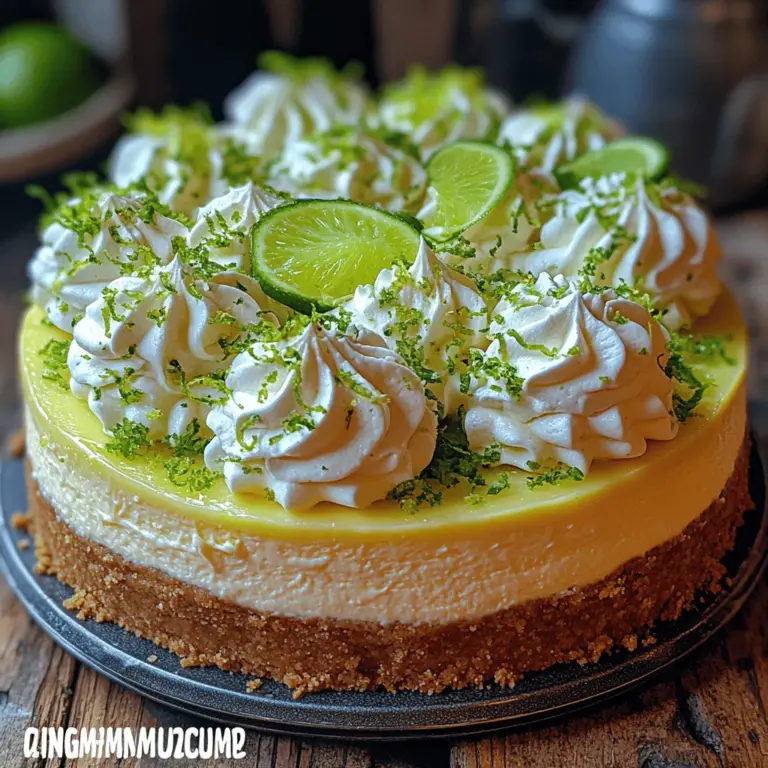 When it comes to desserts that tantalize the taste buds and create a lasting impression, a cheesecake is often at the top of the list. This beloved dessert has captivated palates for centuries, evolving from its traditional roots into countless variations that cater to diverse flavor preferences. Among these variations, the Zesty Lime Mousse Cheesecake stands out as a bright and refreshing option, perfect for summer gatherings or any occasion that calls for a sweet yet tangy treat.