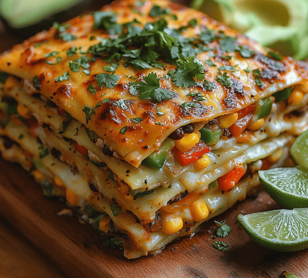 Lasagna is a timeless comfort food that has transcended cultural boundaries to become a favorite in many households around the world. Traditionally characterized by its rich layers of pasta, meat, cheese, and sauce, lasagna has been adapted in numerous ways to suit diverse palates. One exciting adaptation is the Layered Fiesta Lasagna, which marries the beloved Italian classic with vibrant Mexican flavors, resulting in a dish that is both hearty and exhilarating. This fusion not only attracts food lovers but also makes for an eye-catching centerpiece for family dinners, gatherings with friends, or even meal prep for the week ahead.