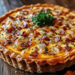 Quiche Lorraine, a classic French dish, has charmed taste buds across the globe with its rich flavors and delightful textures. Originating from the Lorraine region of France, this savory pie combines a creamy filling with a crispy crust, making it a versatile choice for any meal of the day. Whether served at a leisurely brunch, a light lunch, or an elegant dinner, Quiche Lorraine offers a satisfying balance of flavors that can please even the most discerning palate.