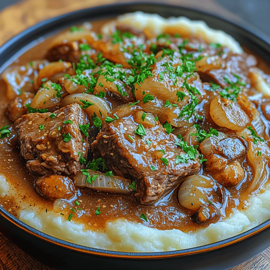 In the realm of comfort food, few dishes evoke warmth and satisfaction quite like savory slow-cooked beef tips and gravy. This hearty meal is a classic that brings not just flavor, but also a sense of home and nostalgia. Whether you’re looking for a fulfilling dinner to feed your family or a dish to impress guests, beef tips and gravy fits the bill perfectly. Slow-cooking these tender morsels of meat allows the flavors to meld beautifully, creating a rich and savory sauce that pairs perfectly with mashed potatoes, rice, or even fresh bread.