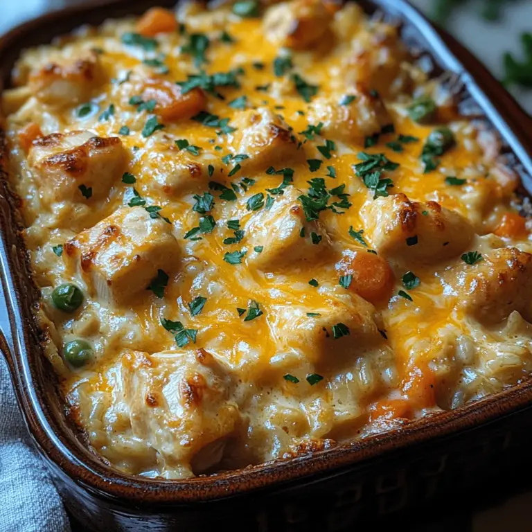 Welcome to the world of comfort food! If you’re searching for a dish that combines simplicity, flavor, and warmth, look no further than the Heavenly Creamy Angel Chicken and Rice Casserole. This delightful dish is not only a feast for the taste buds but also a significant source of comfort that brings families together around the dinner table. The creamy texture, the savory chicken, and the comforting rice make this casserole a favorite among many, especially during those hectic weeknights when time is of the essence.