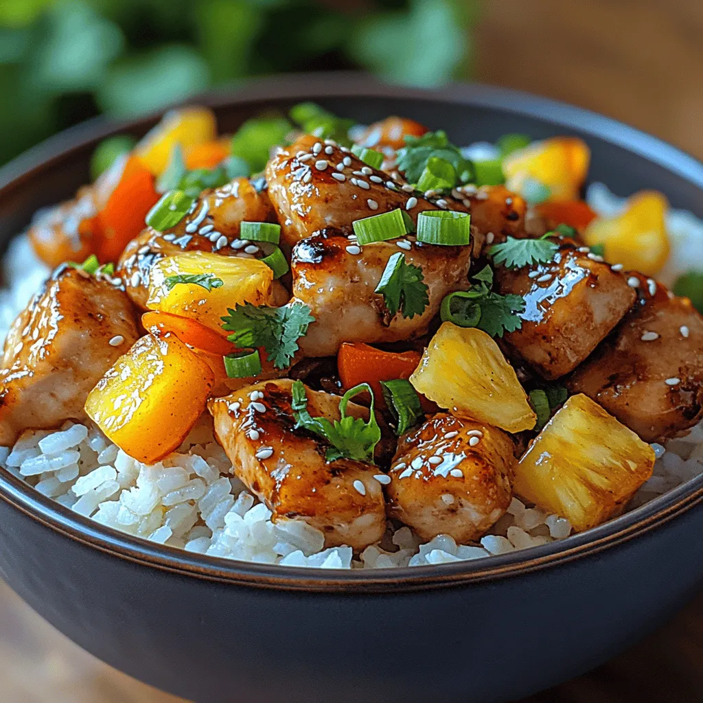 If you're searching for a vibrant and flavorful dish that brings together the sweetness of pineapple, the savory depth of teriyaki sauce, and the crunch of fresh vegetables, look no further than Teriyaki Pineapple Chicken & Rice Peppers. This delightful recipe is not only visually appealing but also a harmonious blend of flavors that will have your taste buds dancing. Perfect for family dinners, gatherings with friends, or even meal prep for the week, this dish is versatile enough to satisfy everyone at the table.