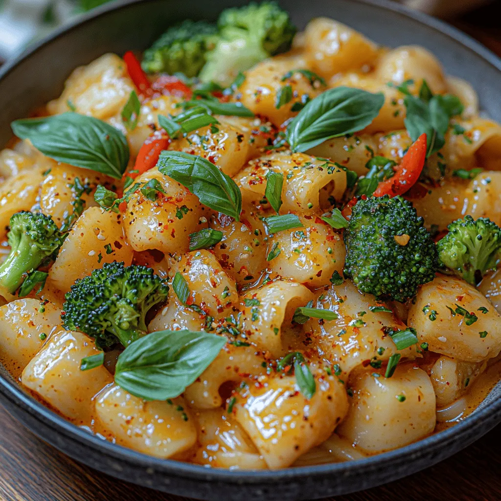 Spicy Thai Drunken Noodles, known as 