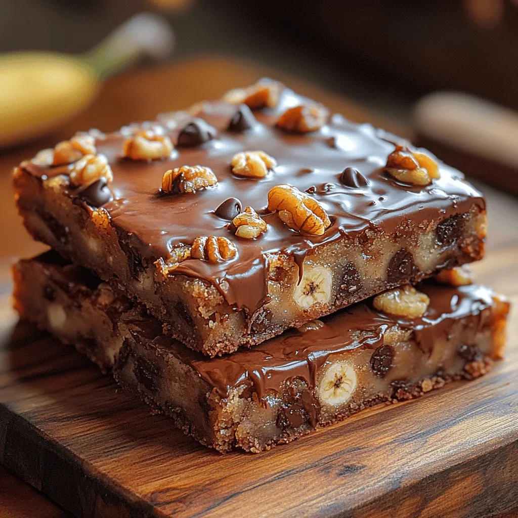 Banana-based desserts have long held a special place in the hearts of dessert lovers around the world. From classic banana bread to luxurious banana cream pies, the versatility of this beloved fruit knows no bounds. Among the myriad of banana-inspired treats, Decadent Banana Bliss Bars stand out as a perfect blend of flavors and textures, appealing to both the casual enthusiast and the discerning palate. These bars are not just a sweet indulgence; they offer a delightful combination of moistness from ripe bananas, richness from butter, and a satisfying crunch from optional nuts, all perfectly balanced with the indulgence of semi-sweet chocolate chips.