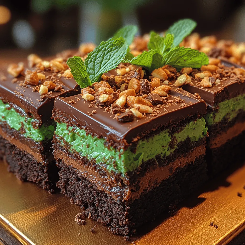 The Choco-Mint Brownie Refrigerator Cake is a delightful dessert that perfectly marries the rich, indulgent flavors of chocolate with the refreshing coolness of mint. This no-bake cake is not only a feast for the eyes but also a treat for the palate, making it an ideal choice for gatherings, celebrations, or simply a sweet indulgence at home. Its layered composition provides a satisfying contrast between the fudgy brownie base and the creamy mint layer, ensuring every bite is a delicious experience.