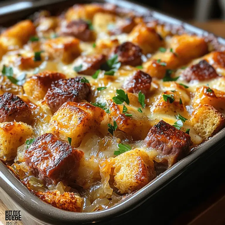 One of the greatest aspects of the Reuben Bake Delight is its ability to bring people together. As you prepare this dish, you'll find that the tantalizing aromas wafting through your kitchen will draw family and friends near. The ease of preparation allows you to focus on what truly matters: sharing delightful moments over a delicious meal. Whether you’re hosting a family dinner, celebrating a special occasion, or simply craving a comforting dish, the Reuben Bake Delight is sure to satisfy.
