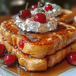 Imagine waking up to the irresistible aroma of freshly cooked French toast, only to discover that it’s stuffed with a luscious cherry cheesecake filling. Cherry Cheesecake Stuffed French Toast is a delightful breakfast treat that combines two beloved classic flavors—rich, creamy cheesecake and the comforting appeal of golden-brown French toast. This dish takes brunch to an entirely new level, transforming a simple morning meal into a gourmet experience that is sure to impress family and friends.
