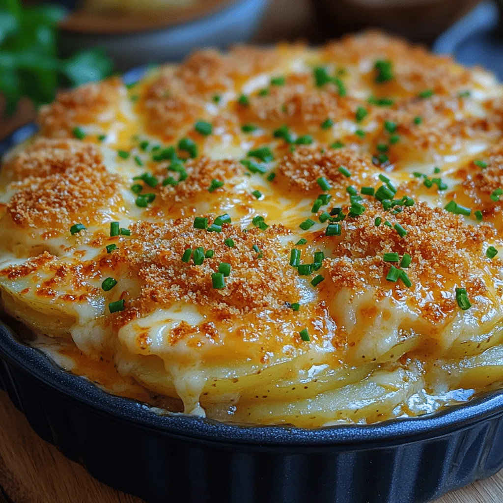 Making the cheese sauce for your Cheesy Scalloped Potatoes is a crucial step that determines the dish's creamy texture and rich flavor. For a smooth and velvety cheese sauce, it’s essential to choose the right cheese and follow proper techniques. Begin by selecting a mix of cheeses; a combination of sharp cheddar for flavor and mozzarella for that gooey melt works beautifully.