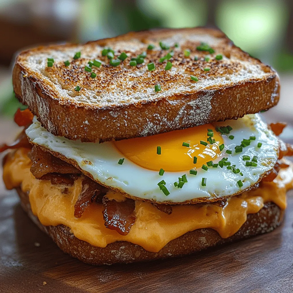 Breakfast sandwiches have long been a beloved staple for morning meals, offering a hearty combination of flavors and textures that set the tone for the day ahead. Among the myriad of breakfast sandwich options, the Egg-In-A-Hole Breakfast Sandwich stands out as a delightful and playful choice. This innovative dish features a sunny-side-up egg nestled in a slice of bread, delivering a satisfying experience with every bite. The Egg-In-A-Hole is not only visually appealing but also incredibly versatile, allowing for a range of variations to cater to diverse dietary preferences.