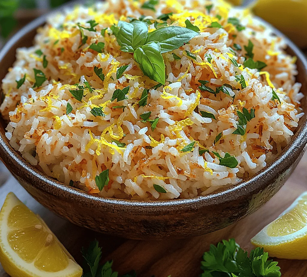 When it comes to elevating a meal, side dishes play a crucial role in enhancing both flavor and presentation. Among the numerous options available, Zesty Lemon Herb Rice stands out as a bright, refreshing, and aromatic accompaniment that can perfectly complement a variety of main courses. This dish not only brings vibrant colors to your plate but also infuses it with a delightful burst of citrus and herbaceous notes that tantalize the taste buds.