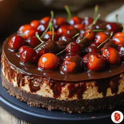 There's a certain magic that happens when chocolate and cherries come together, creating a symphony of flavor that is both rich and refreshing. The combination of luscious chocolate and tart cherries is a classic that never fails to impress, and when transformed into a cheesecake, it becomes a dessert that is truly unforgettable. This Decadent Chocolate Cherry Cheesecake is not just a dessert; it’s an experience that will captivate the senses of chocolate lovers and cheesecake enthusiasts alike.