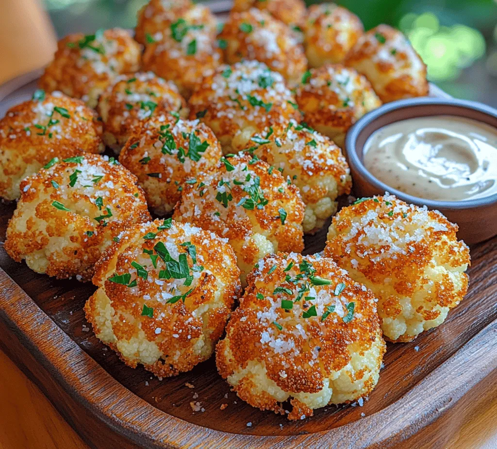 In the world of culinary delights, cauliflower has emerged as a versatile superstar. Once overshadowed by its vibrant vegetable counterparts, cauliflower has surged in popularity, finding its way into everything from pizza crusts to rice alternatives. This cruciferous vegetable is not only adaptable in flavor but also highly nutritious, making it a favorite among health-conscious cooks and food enthusiasts alike. Today, we introduce you to a delightful preparation that showcases cauliflower in a whole new light: Crunchy Garlic Parmesan Cauliflower Bites.
