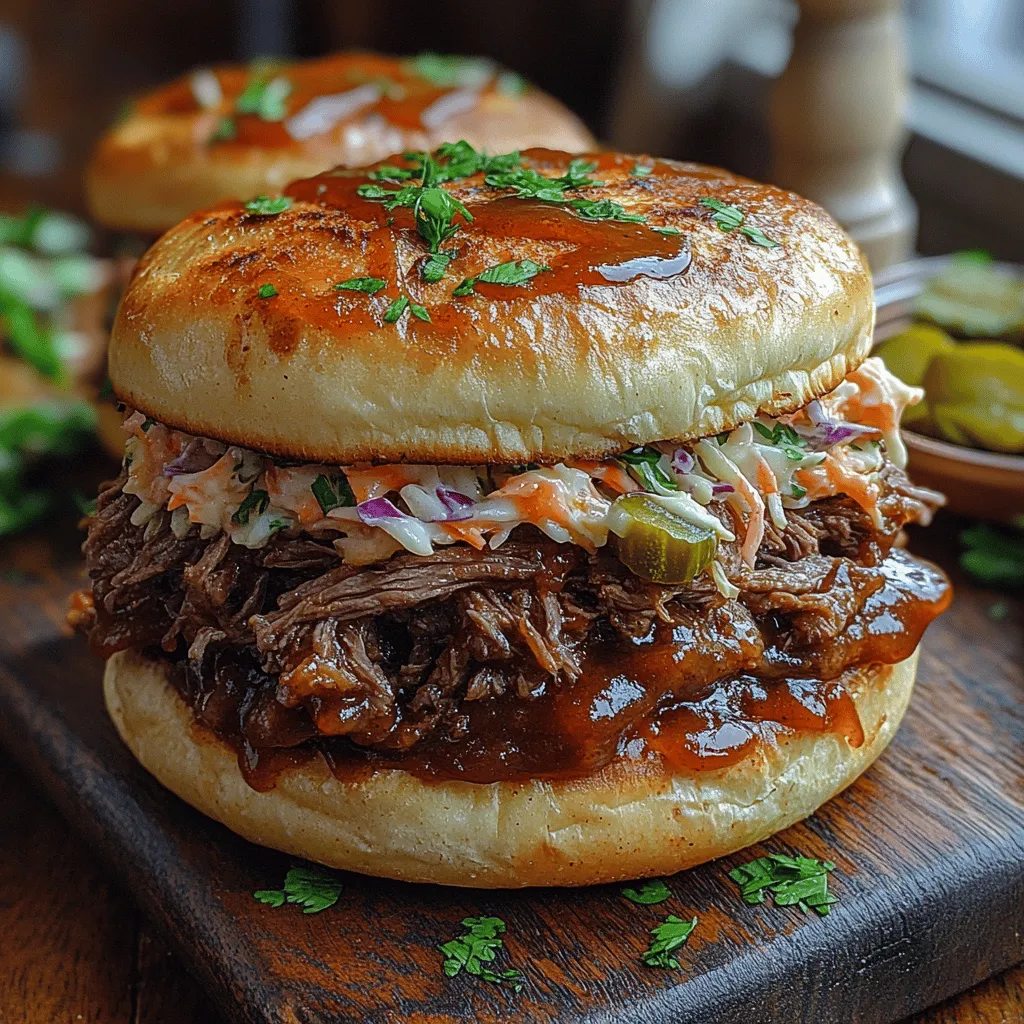 Welcome to the world of comfort food, where a simple yet delicious recipe can transform an ordinary meal into an extraordinary experience. Today, we will explore the delightful recipe for Savory Shredded Beef Delight Sandwiches. This dish, featuring tender, flavorful beef cooked to perfection, is ideal for gatherings, weekend meals, or any time you crave a hearty sandwich.