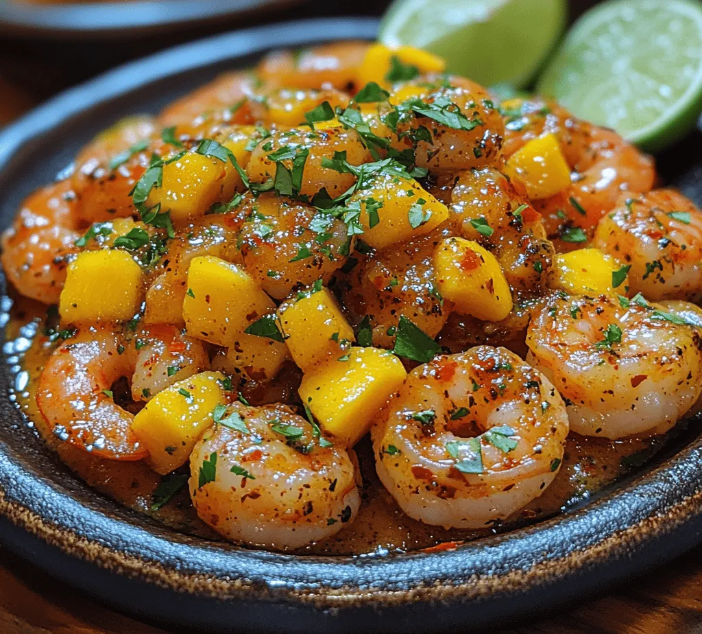 Spicy Mango Shrimp is a vibrant and exciting dish that beautifully blends the sweetness of ripe mango with the succulent taste of shrimp, creating a culinary experience that tantalizes the taste buds. This recipe encapsulates a fusion of flavors that is both refreshing and satisfying, making it an ideal choice for those who appreciate a unique twist on traditional seafood dishes. The combination of juicy mango and perfectly cooked shrimp, complemented by a medley of spices, elevates this dish beyond the ordinary.