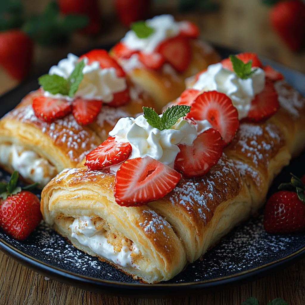 Are you ready to indulge in a dessert that perfectly marries the classic flavors of strawberry shortcake with the rich creaminess of cheesecake? Strawberry Shortcake Cheesecake Rolls are a delightful treat that will tantalize your taste buds and impress your guests. This innovative dessert combines the light, fluffy texture of traditional strawberry shortcake with the lusciousness of cheesecake, all wrapped in a soft, flaky roll. Whether you're planning a casual gathering, a birthday celebration, or a summer barbecue, these rolls will elevate any occasion with their vibrant colors and exquisite flavors.