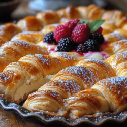 When it comes to desserts that create a lasting impression, few can rival the rich and creamy allure of cheesecake. Now, imagine that beloved cheesecake transformed into an easy-to-make casserole, layered with flaky crescent rolls. Welcome to the world of Dreamy Cheesecake Crescent Rolls Casserole—a delightful dessert that combines the classic flavors of cheesecake with the convenience of crescent rolls, making it an ideal choice for any occasion.