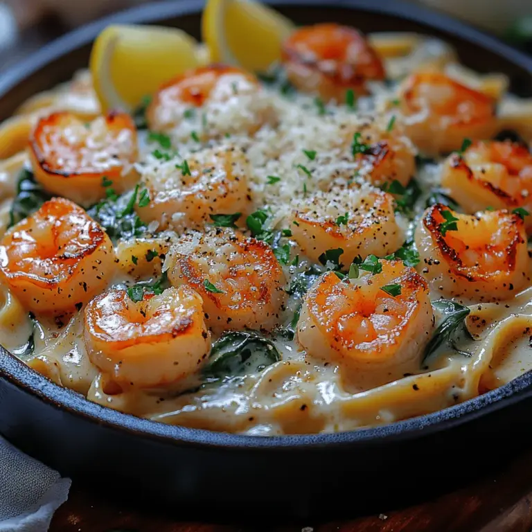To create a mouthwatering Creamy Garlic Shrimp Pasta, it’s vital to understand the role each ingredient plays in this flavorful dish. Here’s a closer look at the core ingredients that contribute to its deliciousness: