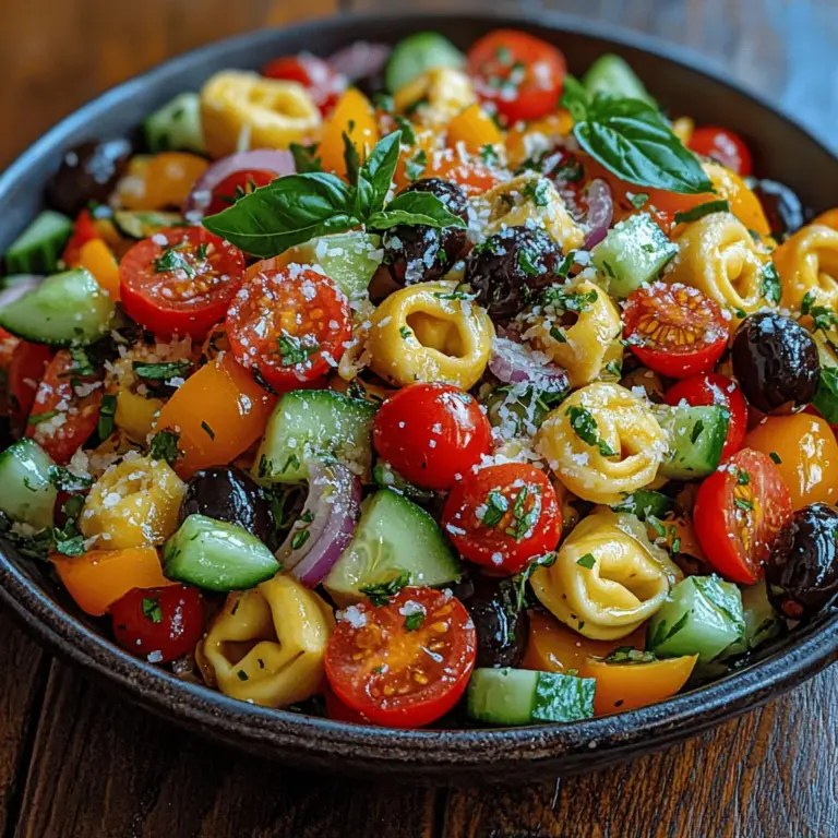 To truly appreciate the Tortellini Fiesta Salad, it’s essential to delve into the origins and characteristics of tortellini. This iconic pasta hails from the Emilia-Romagna region of Italy, where it is typically filled with a sumptuous blend of meats and cheeses, though the cheese version has gained immense popularity worldwide. Tortellini is distinguished by its unique shape, resembling a small ring or navel, which not only adds visual appeal but also captures sauces and dressings beautifully.