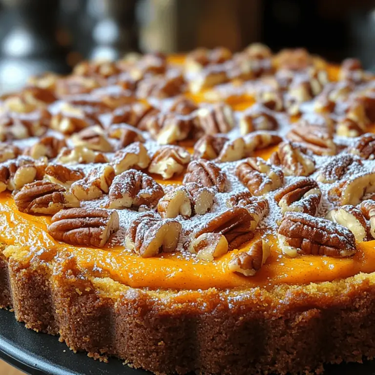 As the leaves change and the air turns crisp, our cravings shift towards the comforting flavors of autumn. One dessert that perfectly embodies this seasonal transition is the Pumpkin Gooey Butter Cake Delight. This decadent treat is a delightful fusion of pumpkin spice and the classic gooey butter cake, creating a rich, sweet experience that’s perfect for any autumn gathering. The allure of this dessert lies not only in its irresistible taste but also in its warm, inviting aroma that fills the kitchen, making it a beloved choice for family gatherings, holiday celebrations, and cozy evenings at home.
