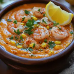New Orleans is a culinary gem, celebrated for its rich tapestry of flavors that reflect the city’s diverse cultural heritage. One dish that beautifully encapsulates this essence is the New Orleans Shrimp and Corn Bisque, a sumptuous blend that pays homage to both the region’s coastal bounty and its vibrant culinary traditions. This bisque, with its creamy texture and robust flavors, stands out as a staple in local kitchens, especially during the warm months when fresh corn is at its peak.