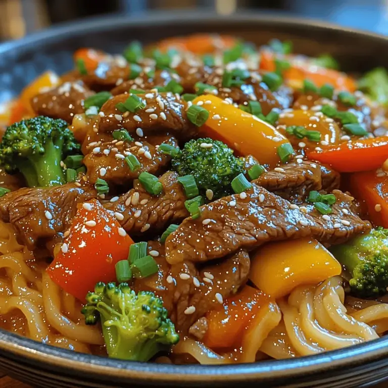 When it comes to comfort food, few dishes can rival the satisfying combination of beef and noodles. This classic dish, known as Beef and Noodles Delight, brings together tender strips of beef, perfectly cooked noodles, and a medley of fresh vegetables, all enveloped in a rich, savory sauce. The appeal of this dish lies not only in its delightful flavors but also in the harmony of textures: the chewiness of the noodles complements the succulent beef, while the crisp vegetables provide a refreshing contrast.