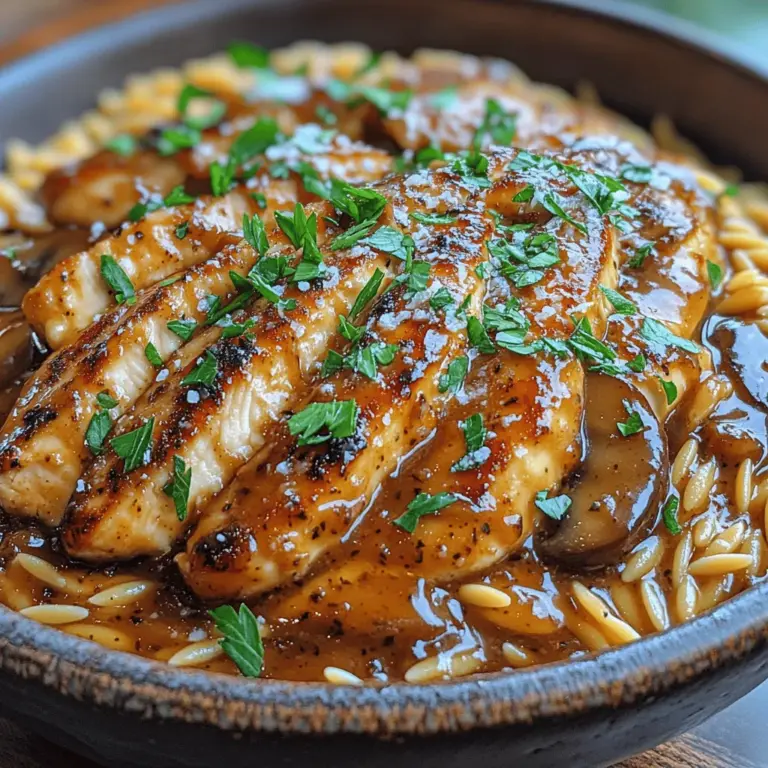 Chicken Marsala, a classic Italian dish, has captivated the hearts and taste buds of many with its rich flavors and comforting essence. Originating from the picturesque region of Sicily, this dish showcases the beautiful marriage of tender chicken, earthy mushrooms, and a luscious Marsala wine sauce. Traditionally, Chicken Marsala is served with a side of pasta or mashed potatoes, but we’re taking this beloved recipe to new heights by incorporating orzo, a pasta that looks like rice but has a texture that perfectly complements the other ingredients.