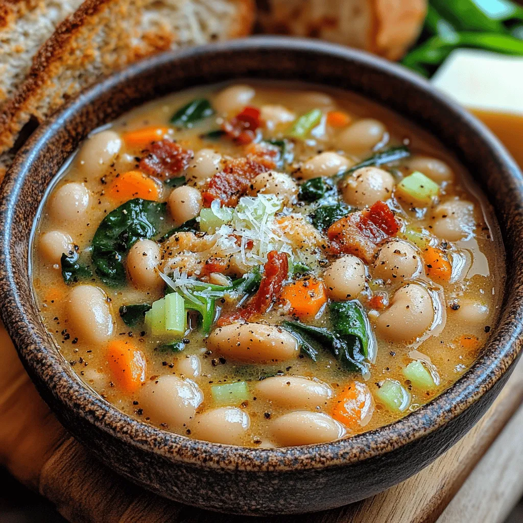 If you’re in search of a dish that offers both comfort and satisfaction, look no further than the Savory White Bean and Bacon Delight. This hearty soup combines the creamy texture of white beans with the smoky richness of bacon, creating a bowl of goodness that warms the soul. This dish not only delights the senses but is also packed with nutritional benefits, making it a great choice for any meal of the day.