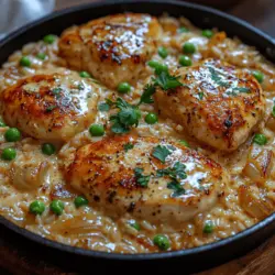 In today’s fast-paced world, cooking can often feel like a daunting task, especially when it comes to preparing meals that are both delicious and nutritious for the family. Enter the realm of one-pan meals—culinary creations that promise simplicity without compromising on flavor. One such dish that has captured the hearts and appetites of many is One-Pan Creamy Parmesan Chicken and Rice. This dish not only embodies the essence of comfort food but also serves as a testament to the beauty of home-cooked meals that require minimal effort and cleanup.