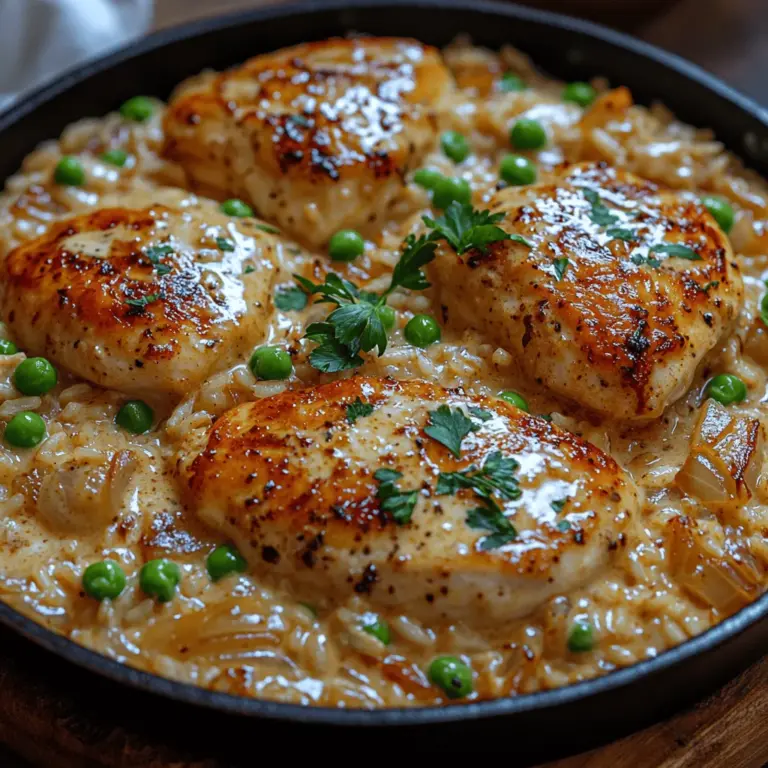 In today’s fast-paced world, cooking can often feel like a daunting task, especially when it comes to preparing meals that are both delicious and nutritious for the family. Enter the realm of one-pan meals—culinary creations that promise simplicity without compromising on flavor. One such dish that has captured the hearts and appetites of many is One-Pan Creamy Parmesan Chicken and Rice. This dish not only embodies the essence of comfort food but also serves as a testament to the beauty of home-cooked meals that require minimal effort and cleanup.