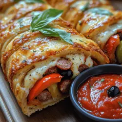 The origins of Stromboli date back to the early 1950s in the United States, although its roots can be traced to Italian cuisine. Named after the volcanic island of Stromboli off the coast of Sicily, this dish reflects the Italian tradition of using fresh, high-quality ingredients to create satisfying meals. While the exact origins are a bit murky, many culinary historians agree that Stromboli emerged from the Italian immigrant communities in Philadelphia, where they began to experiment with rolled pizza dough, transforming traditional pizza into a portable and easy-to-eat dish.