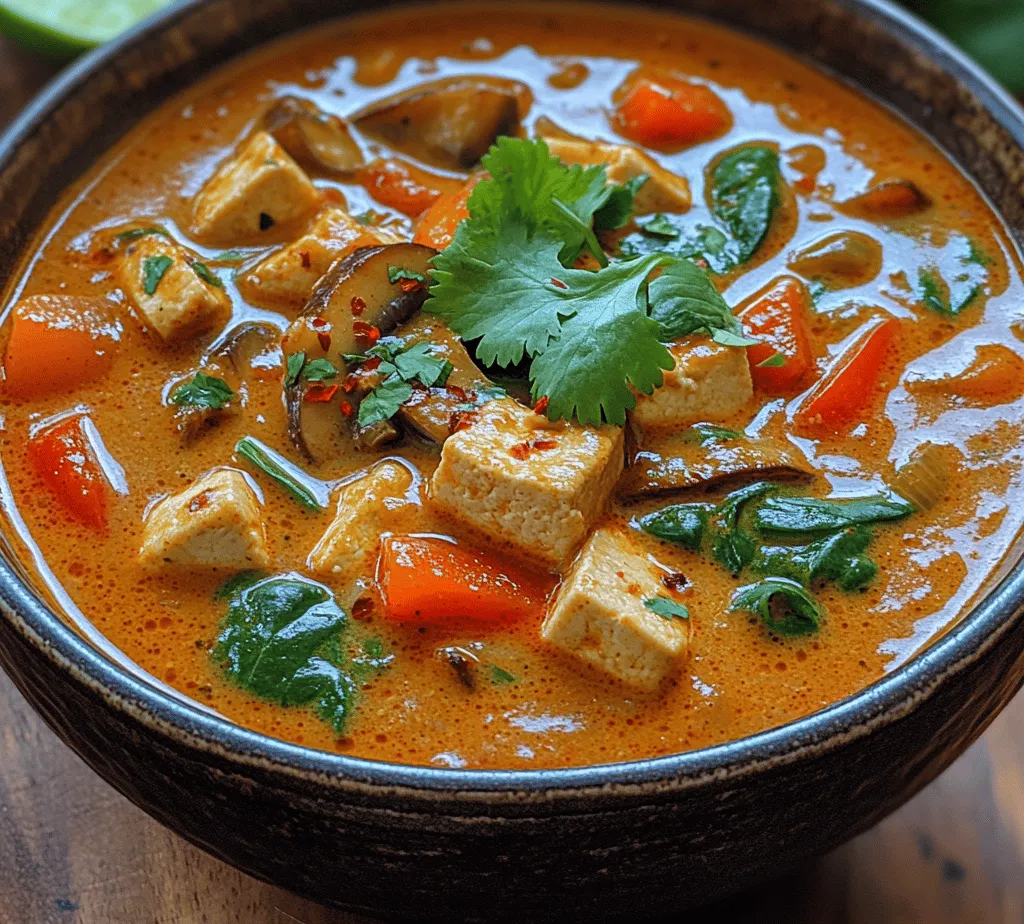 Exploring the role of each ingredient provides insight into the dish's flavor profile and nutritional benefits. The magic of Spicy Thai Bliss Red Curry Soup lies in its carefully selected ingredients, each contributing to the vibrant flavors and health benefits of the dish.