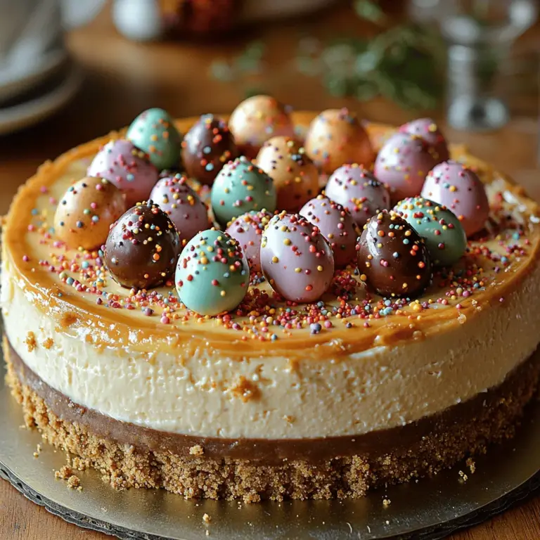 Easter is a time of joy and celebration, marked by various traditions that bring families and friends together. From egg hunts to festive brunches, this holiday is steeped in symbolism and richness. One of the most delightful ways to celebrate Easter is through delicious food, and what better way to indulge than with a show-stopping dessert? Enter the Easter Egg Cheesecake, a creamy, decadent treat that is as visually appealing as it is delicious. This dessert not only embodies the spirit of Easter but also serves as a centerpiece for your holiday table.