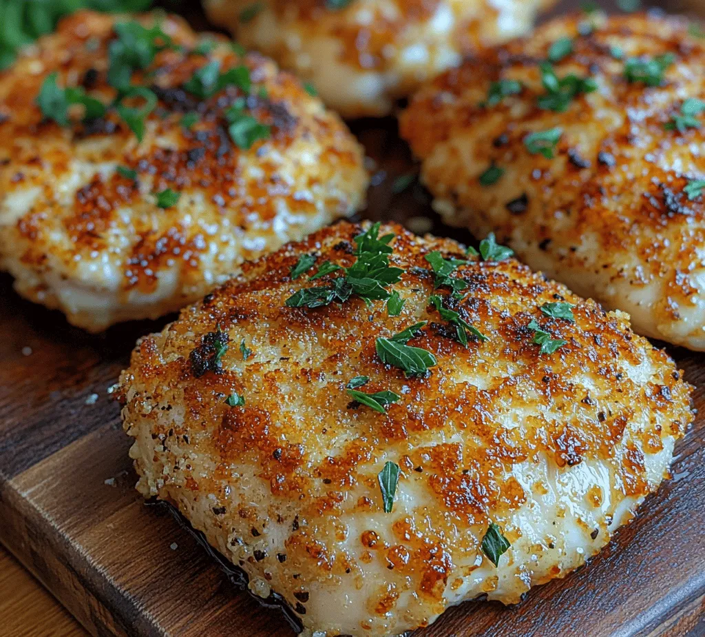 In the realm of home cooking, few dishes can compete with the satisfaction derived from a perfectly cooked chicken breast. The magic lies in the contrast—crispy on the outside, juicy and tender on the inside. The Crispy Air Fryer Parmesan Crusted Chicken is a true standout in this category, combining the health benefits of air frying with the delightful flavors of Parmesan cheese and a blend of spices.