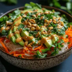 In recent years, there has been a notable shift in culinary trends, with fresh and vibrant salad recipes gaining immense popularity. Health-conscious eaters and food enthusiasts alike are increasingly drawn to dishes that not only tantalize the taste buds but also pack a nutritional punch. Among these delightful offerings, the Fresh and Crunchy Spring Roll Salad stands out as a perfect blend of textures and flavors, making it a beloved choice for both casual lunches and elegant dinner parties.